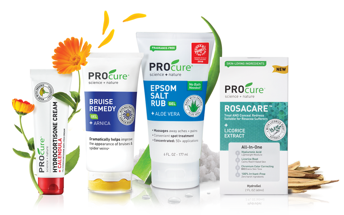 Procure Natural Bruise Remedy Pain Relief Products